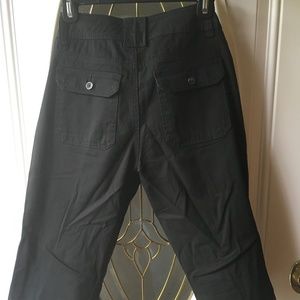 Charter Club bermuda-length cargo shorts, black